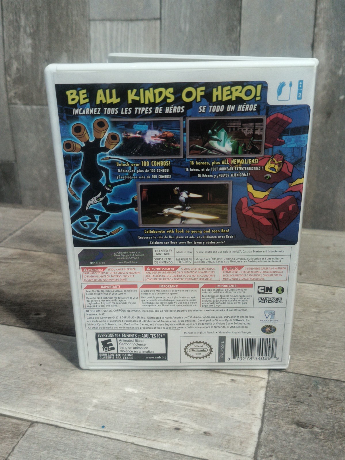 Ben 10: Omniverse (Nintendo Wii, 2012) Complete w/ Manual