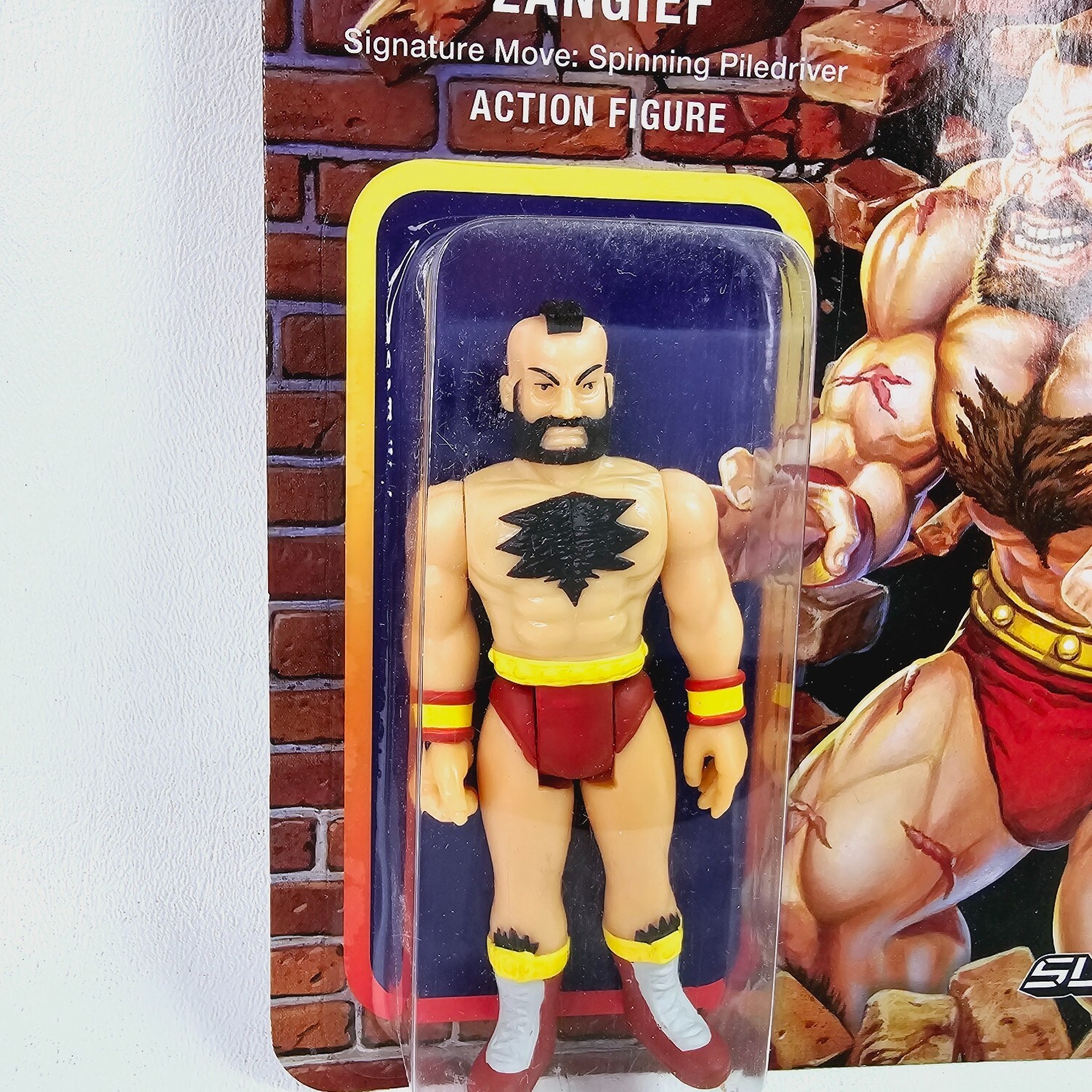 2018 Super7 Zangief Street Fighter II 1:18 Scale Reaction Capcom Action Figure