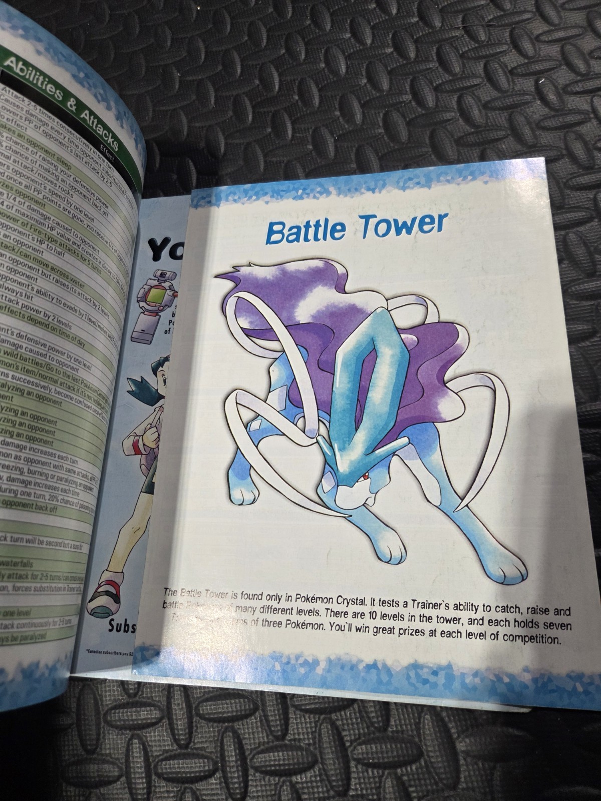 Nintendo Power Pokemon Crystal Strategy Guide with Battle Tower