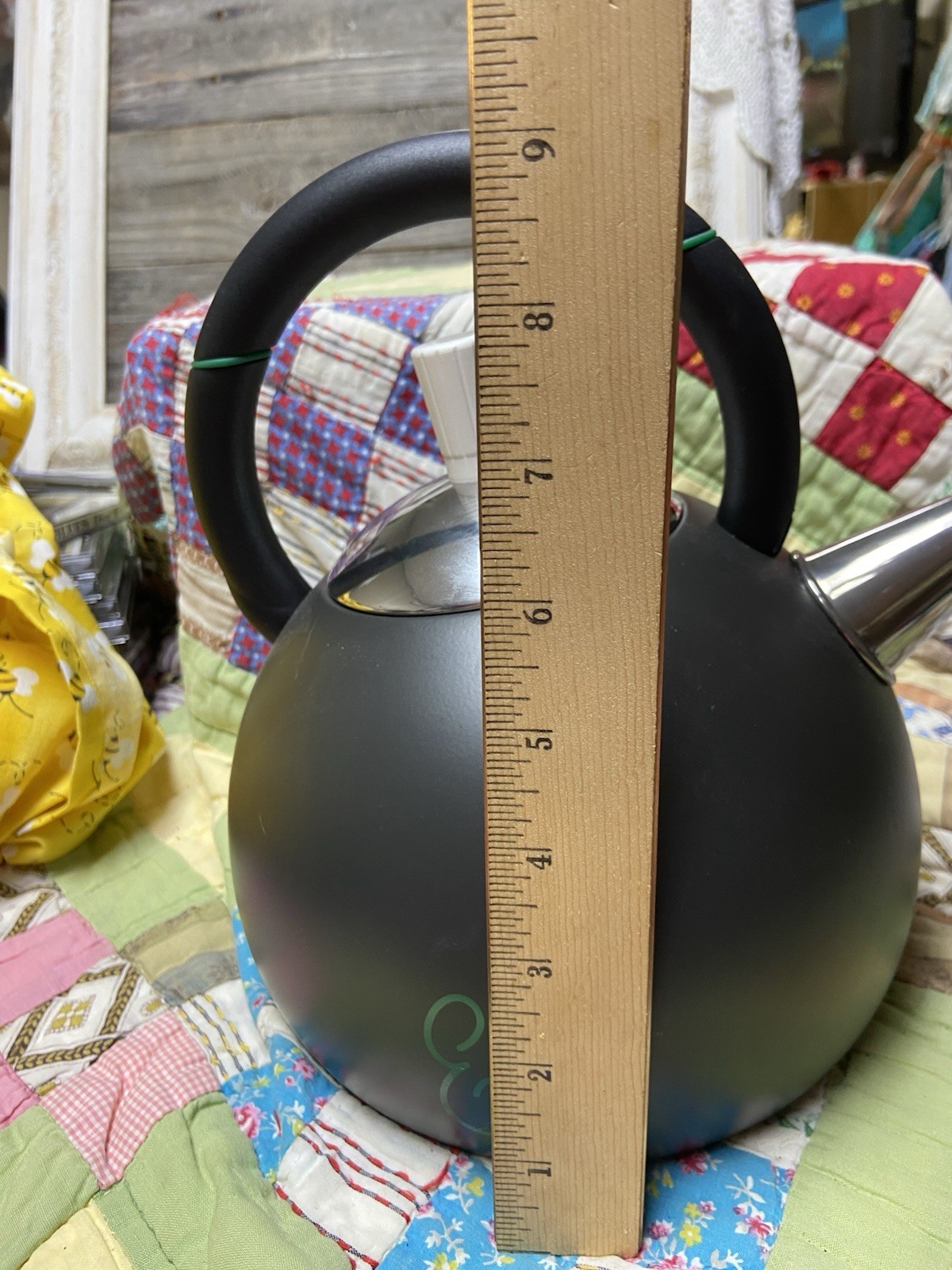 Emeril Lagasse 2.5 Quart Whistling Tea Kettle “BAM” Stainless Steel Made Italy
