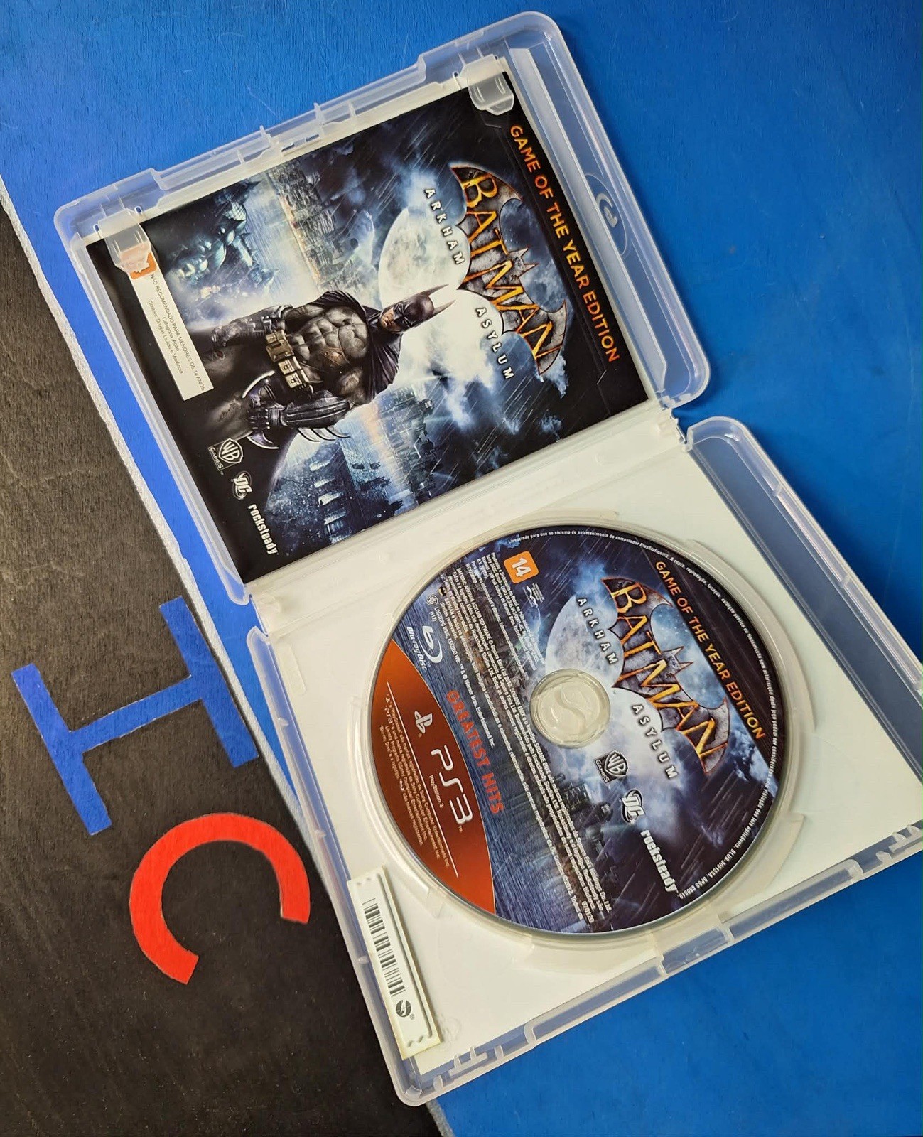 Warner Bros. Batman: Arkham Asylum GOTY Edition (PS3, Greatest Hits, Manual)