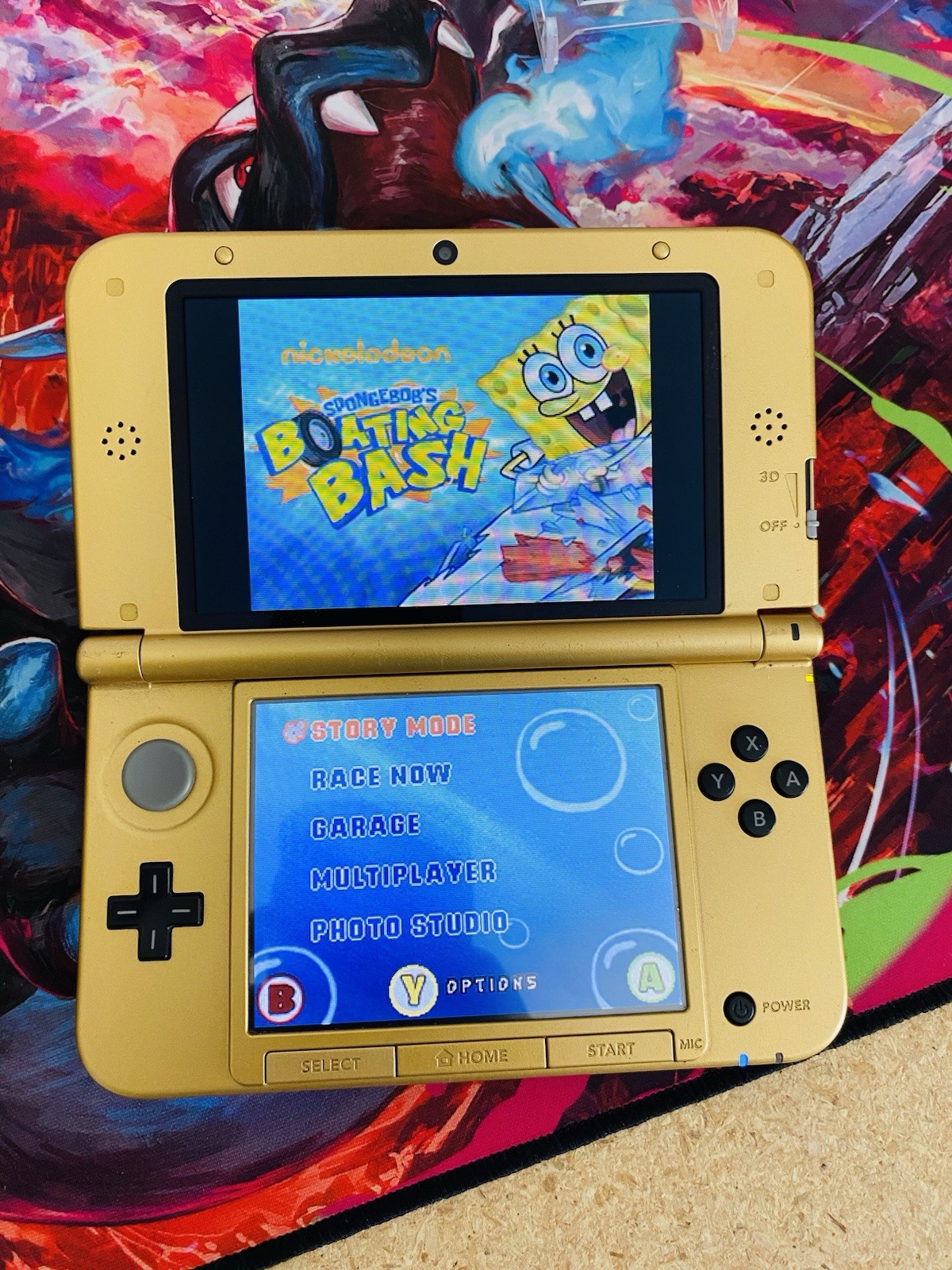 REFURBISHED SpongeBob’s Boating Bash (Nintendo DS, 2010). Tested.