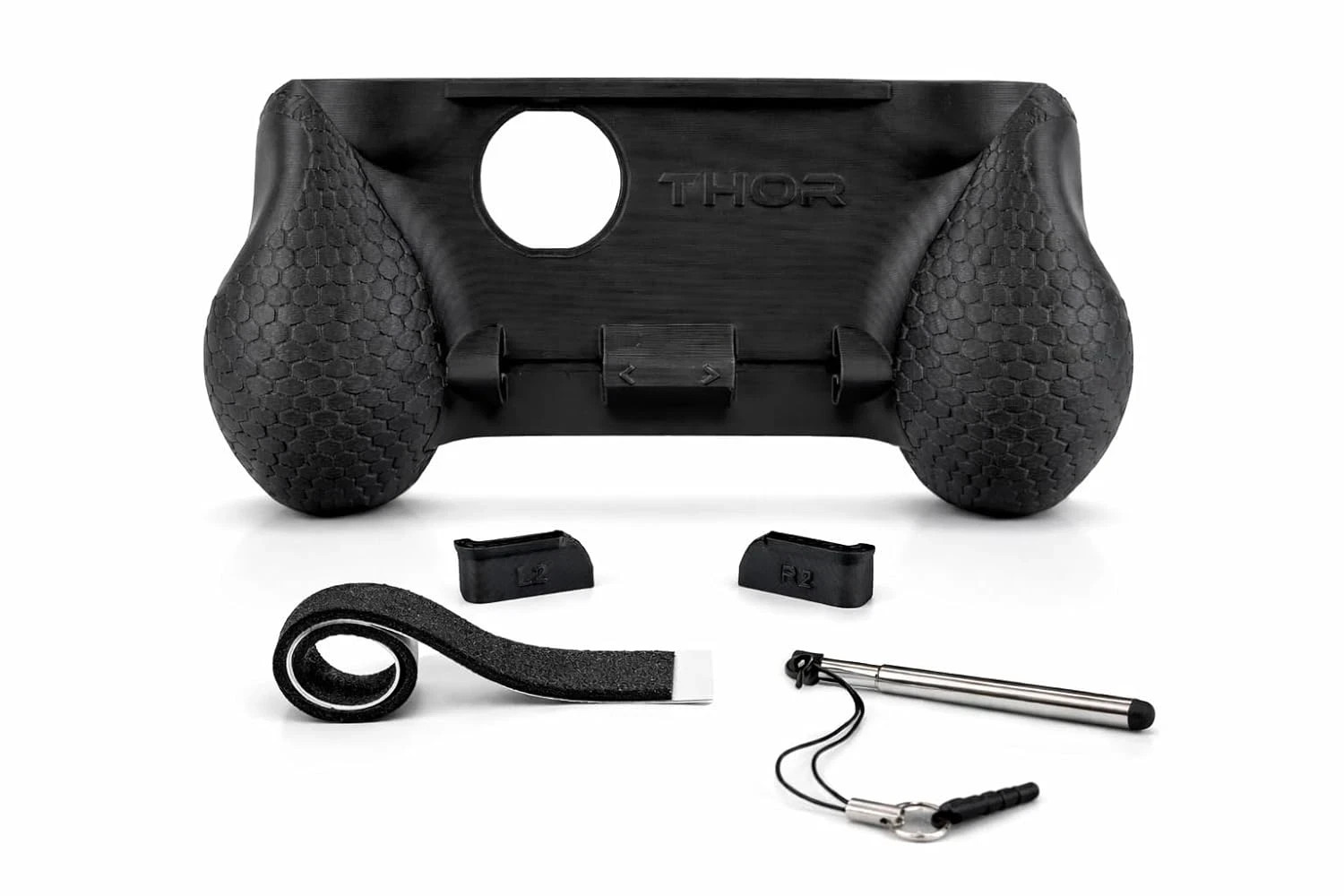 – AYN Thor Compatible Ergonomic Grip with Stylus Holder – Includes Extendable 4