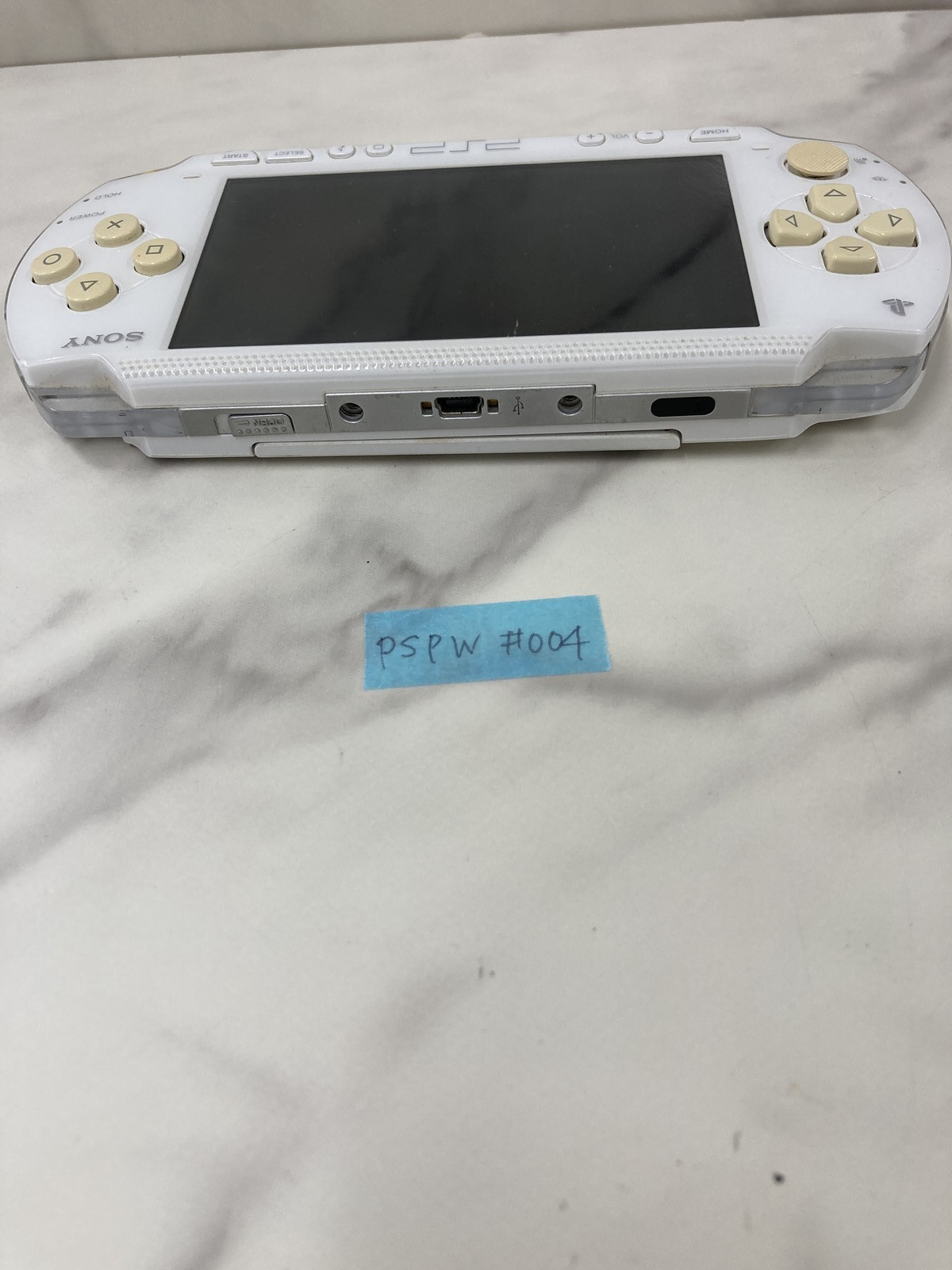 Used White PSP-1000 Console only | Tested | US Shipping | PSPW#004