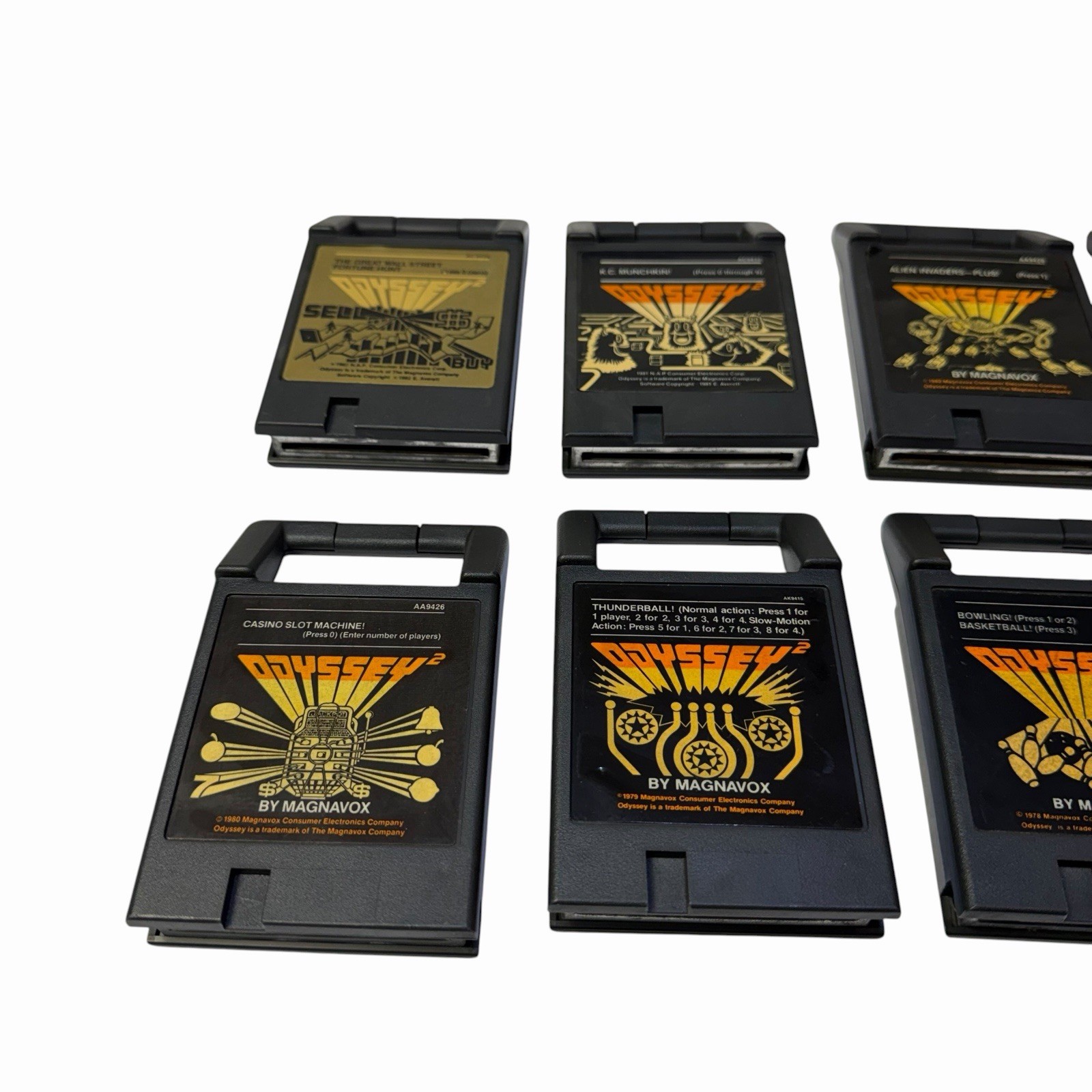 Lot of 10 Magnavox Odyssey 2 Game Cartridge Bundle UNTESTED AS IS 70’s 80’s