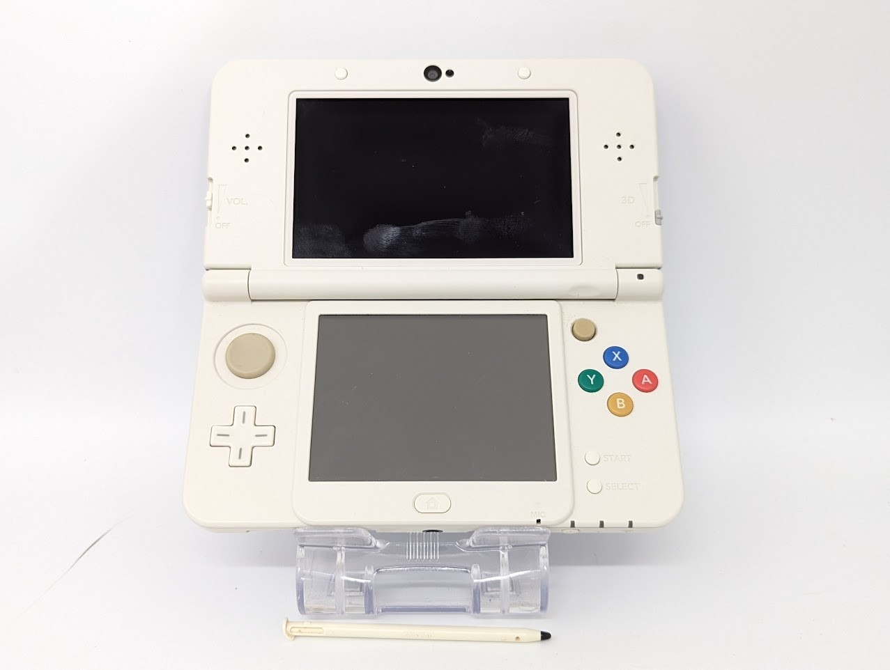 B750 Nintendo new 3DS console White Japan w/box manual pen