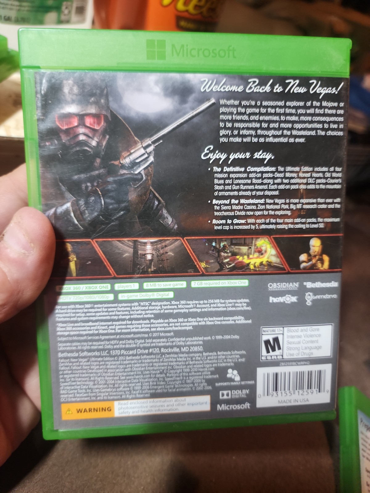 Fallout New Vegas Ultimate Edition Xbox One Xbox 360 Bethesda Disc 2 ONLY!!!!!!