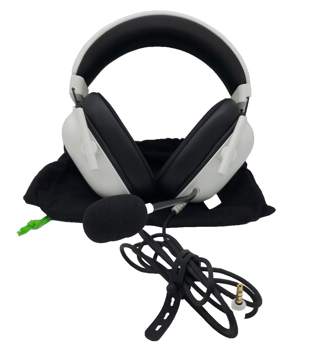 Razer Blackshark V2 X White Over the Ear Gaming Headset