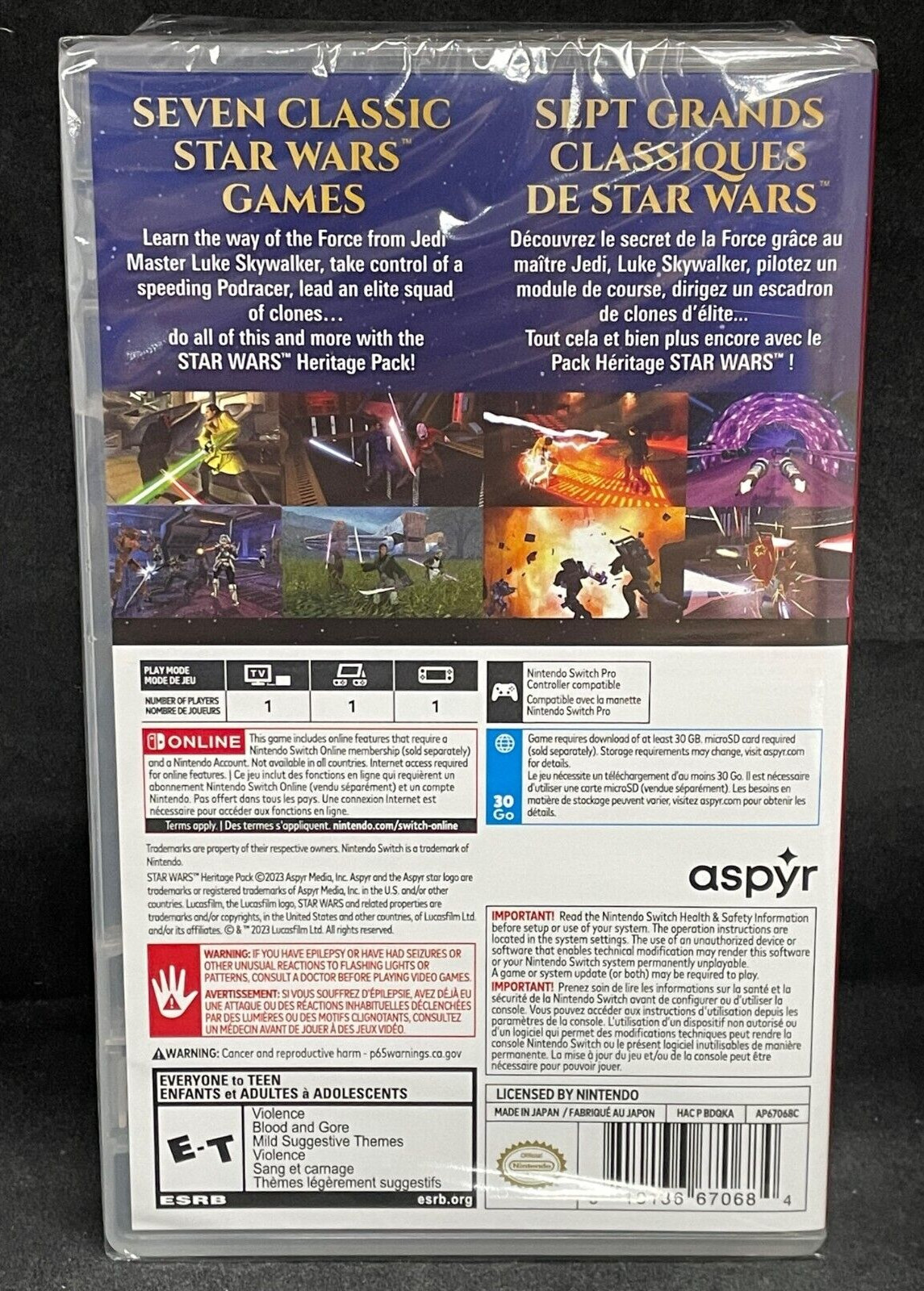 Star Wars Heritage Pack (Nintendo Switch) BRAND NEW