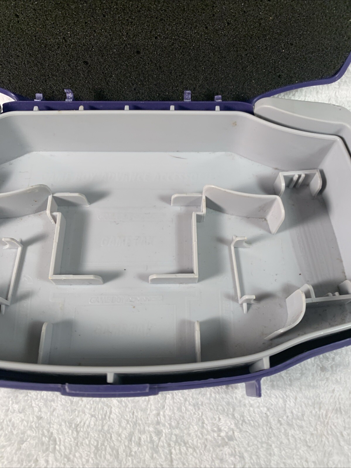 RARE Game Boy Advance Hard Shell Carrying Case 2002 ALS – Indigo Purple Readinfo