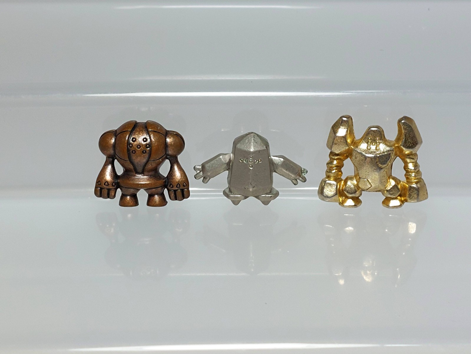 Registeel Regice Regirock Pokemon Metal Collection Figure Kyodo B05 0.8-0.9in