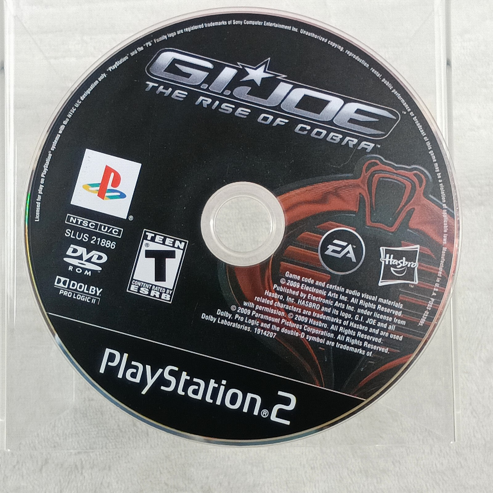 G.I. Joe The Rise of Cobra PS2 PlayStation 2 Disc Only Tested Shooter Game