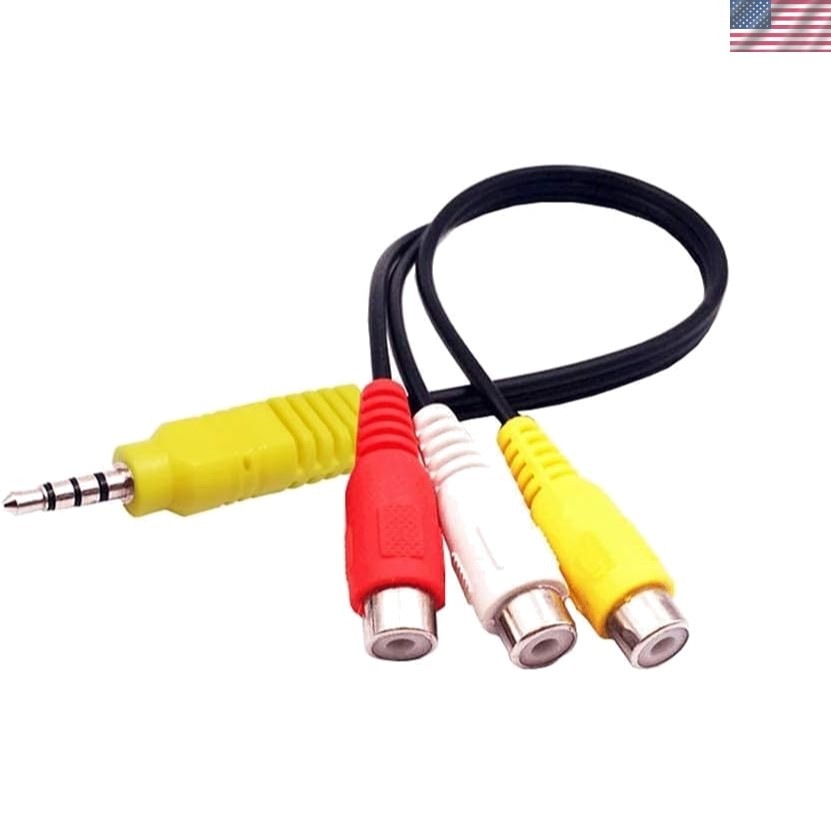 RCA to 3.5mm AV Adapter for TCL TV – Connect DVD, Game Consoles Effortlessly