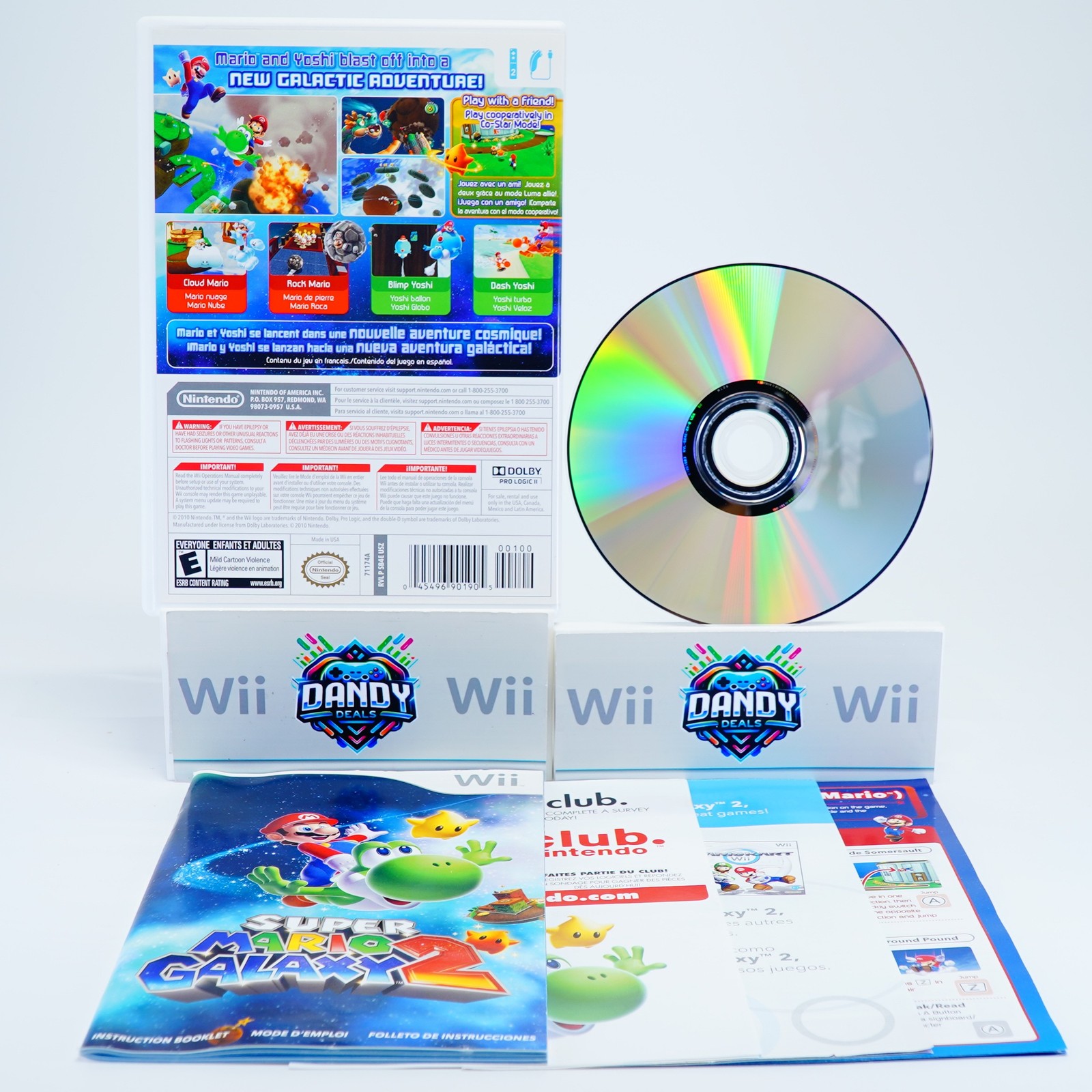 Super Mario Galaxy 2 CIB W/ Manual – Wii
