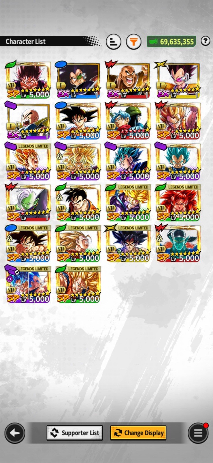 Dragon Ball Legends Account / Good units