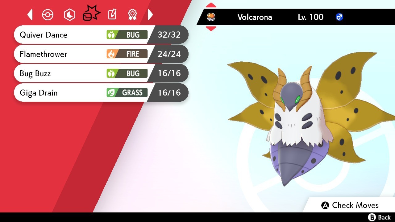 Volcarona Shiny 6IVS Pokemon Sword and Shield