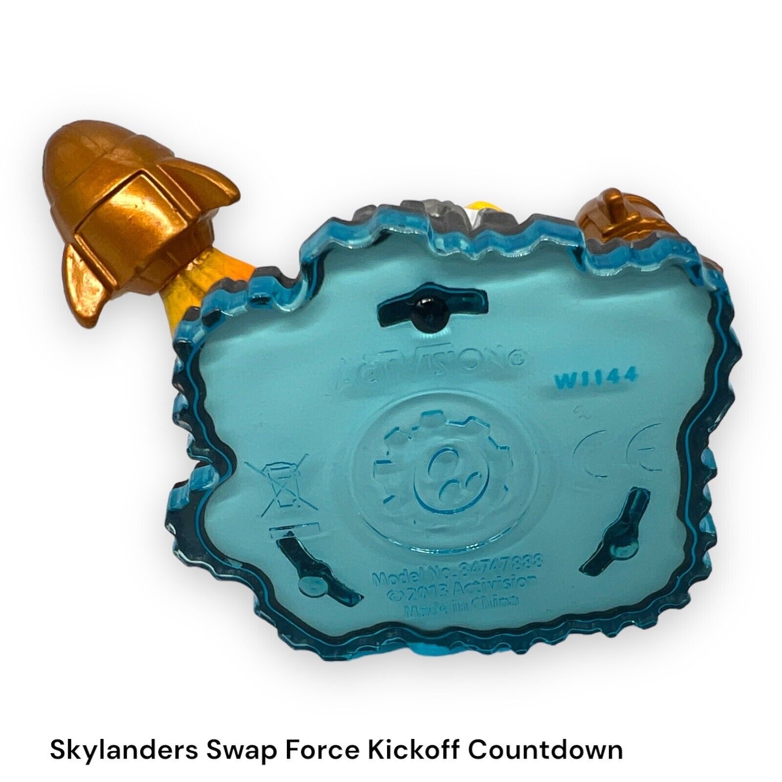 2013 Skylanders Swap Force Kickoff Countdown Figure 84910302 w/ Card & Sticker