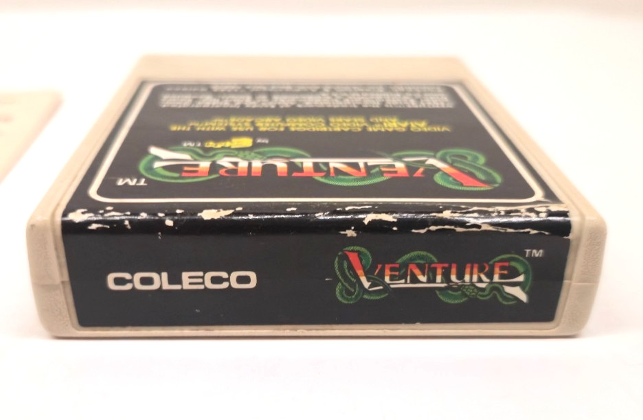 Venture (Atari 2600, 1982) Game Cartridge & Instruction Manual – Tested