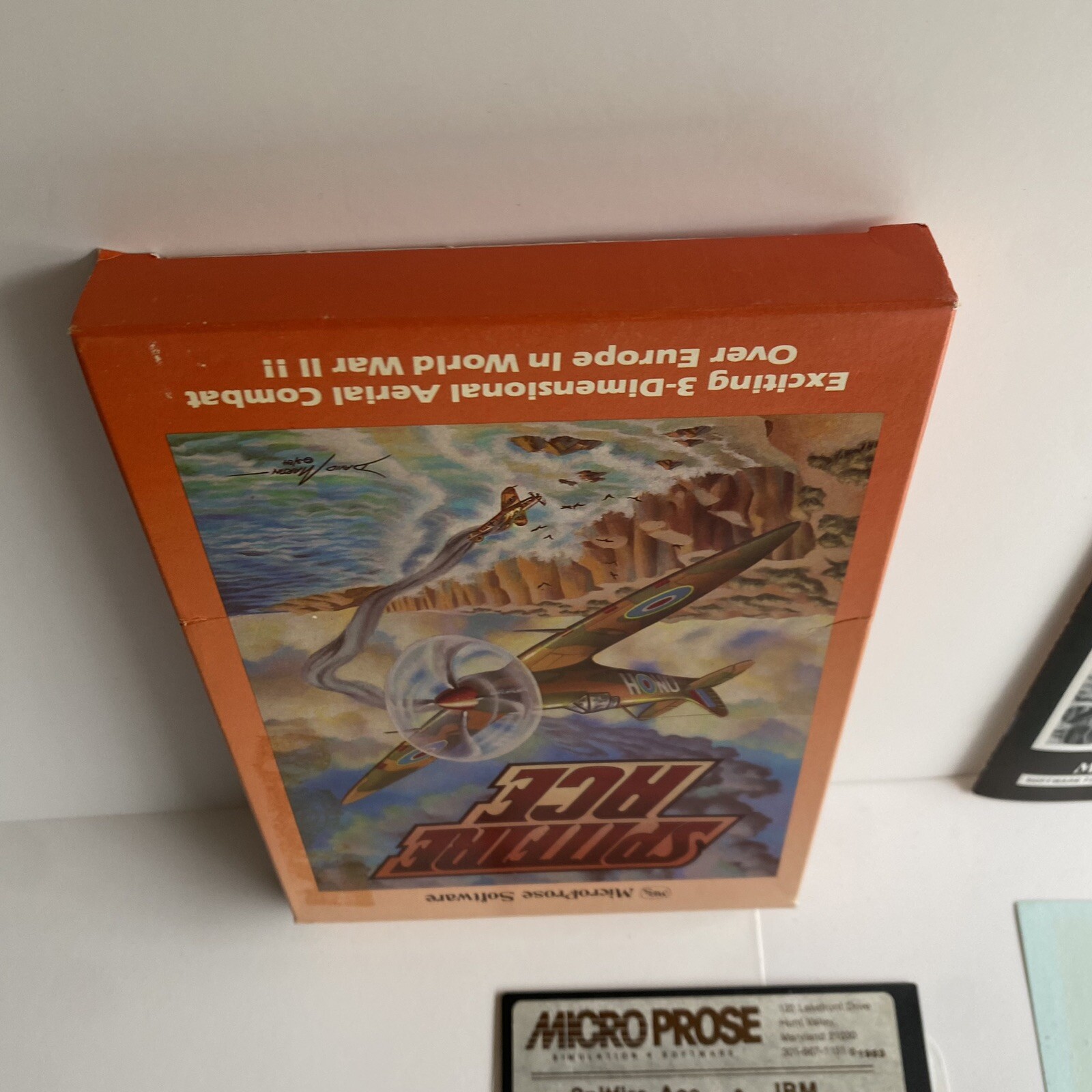 Spitfire Ace IBM PC Big Box 5.25” Disk Diskette CIB Complete In Box
