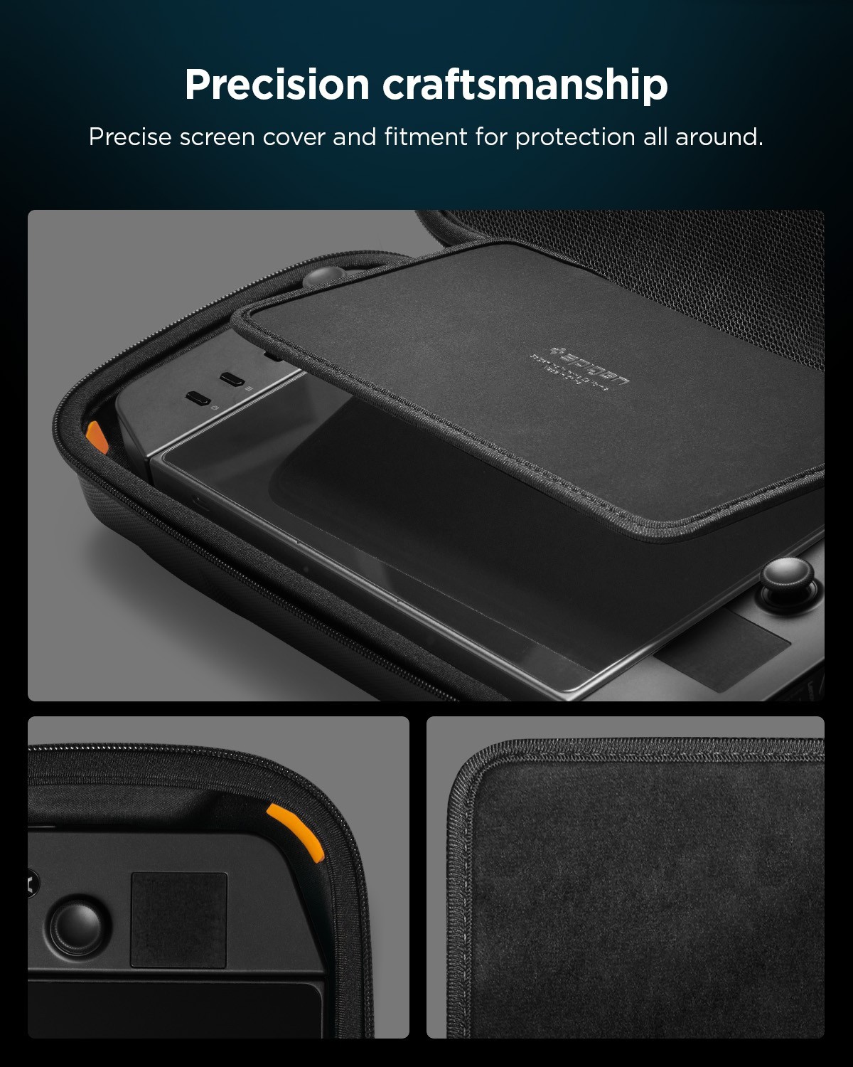 For Lenovo Legion Go / MSI Claw | Spigen [ Rugged Armor Pro Pouch ] Travel Case