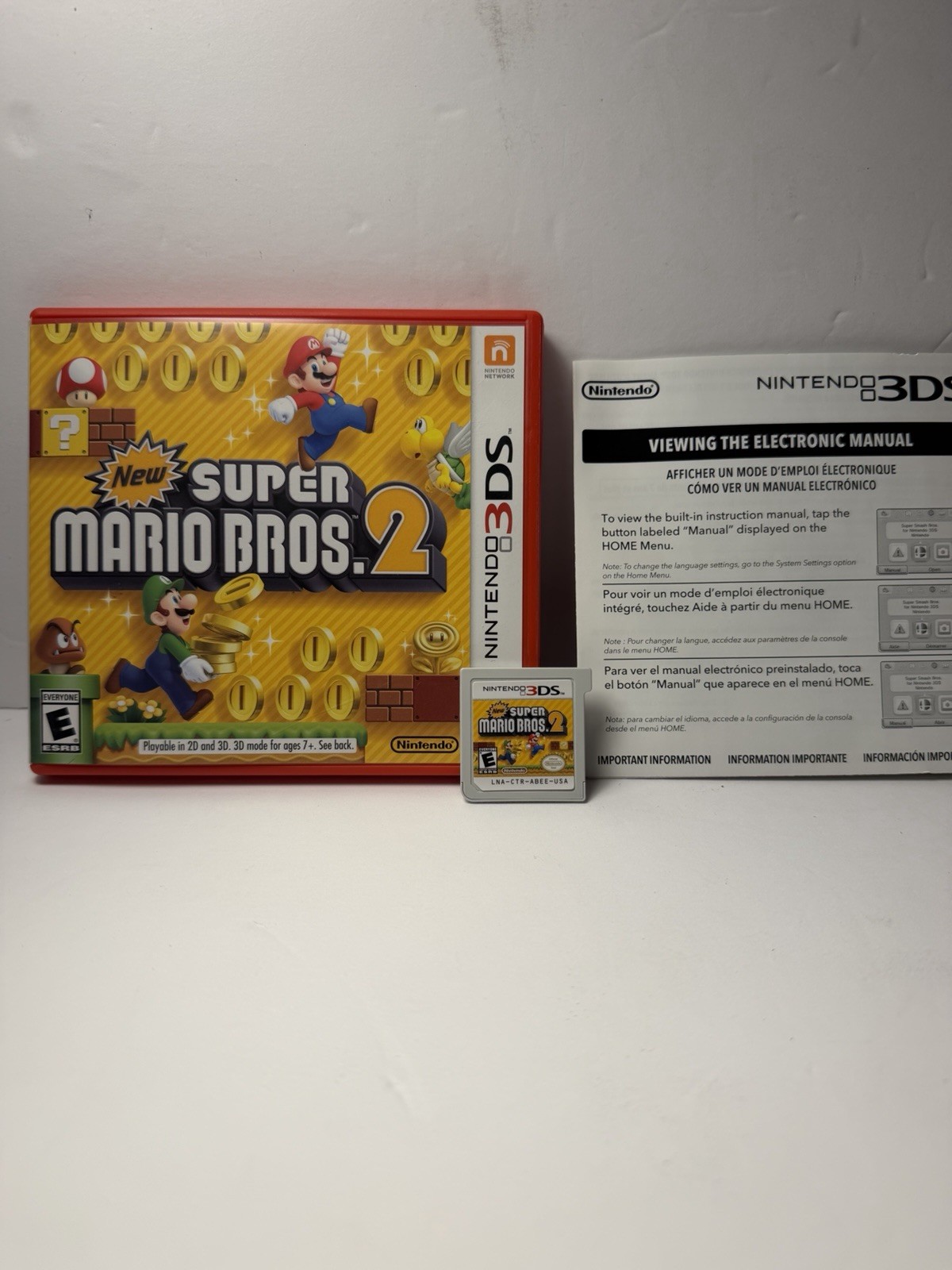 New Super Mario Bros. 2 CIB (Nintendo 3DS) Authentic – Tested & Works
