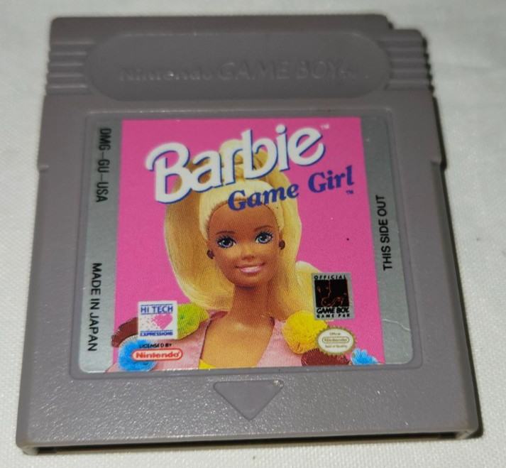 Barbi Game Girl Cartridge Only Authentic Nintendo Game Boy DMG USA 1992 Gameboy