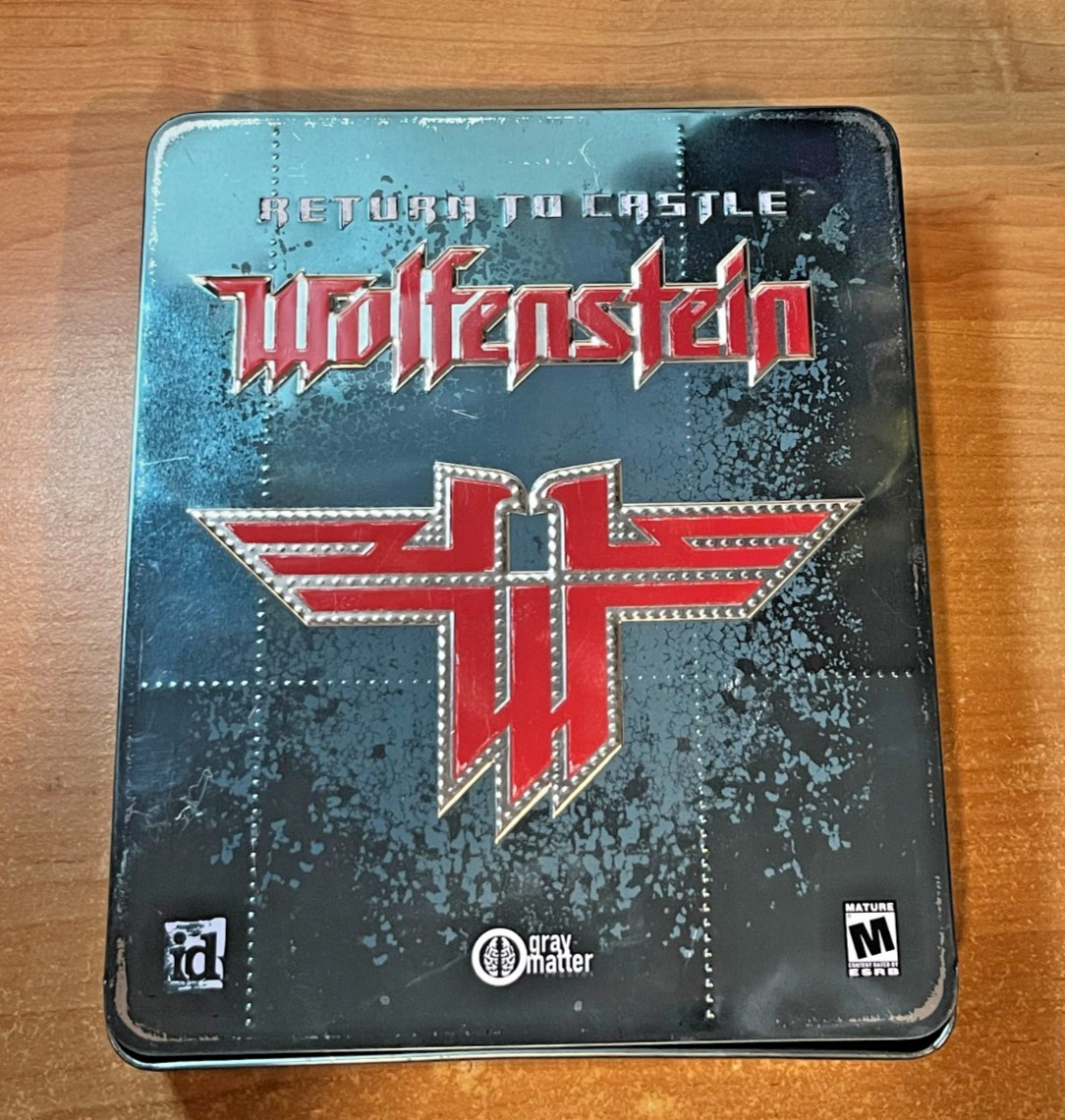 Return to Castle Wolfenstein: PC Big Box 2001 Limited Edition Metal Tin CIB