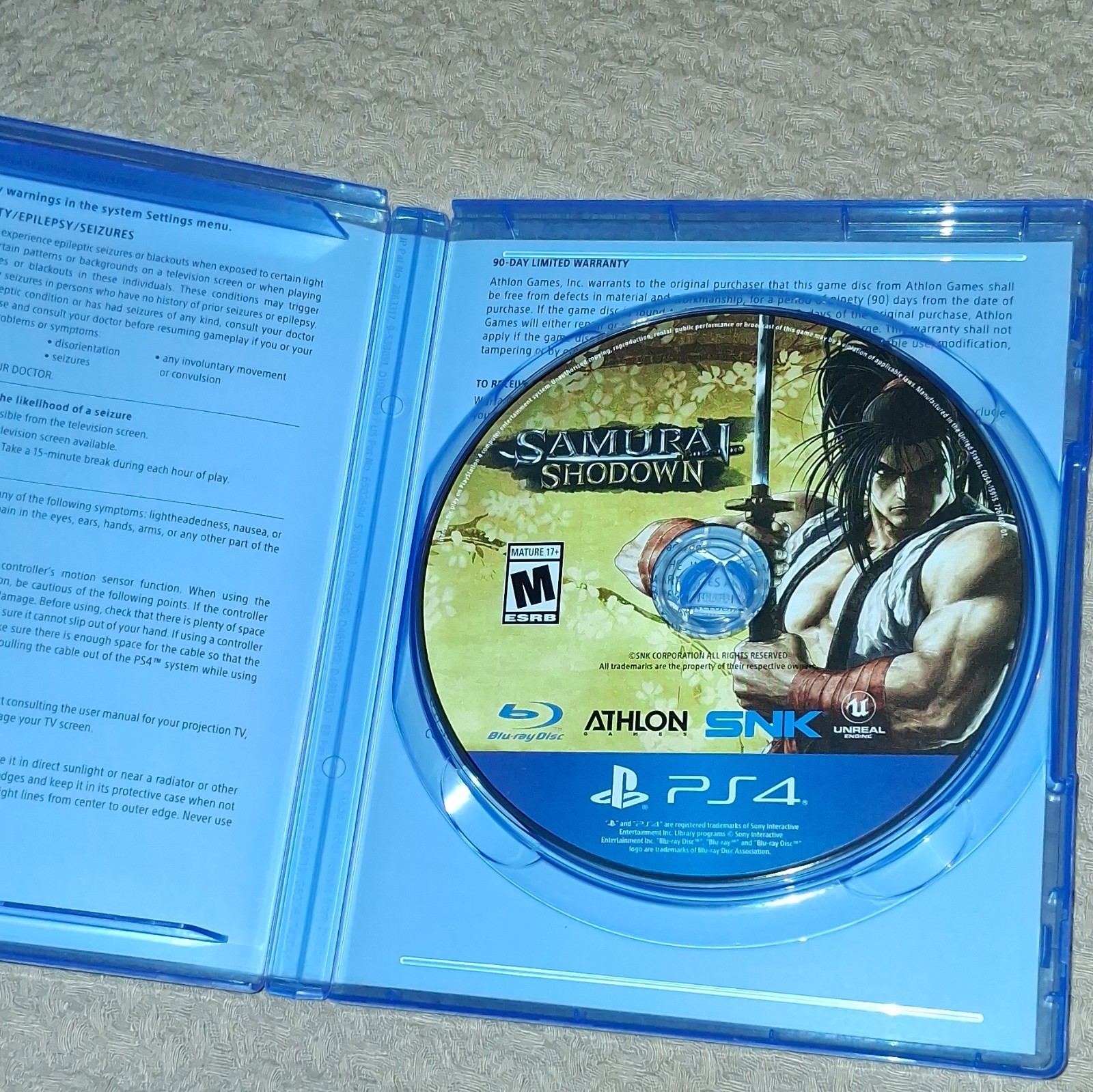 SNK Samurai Shodown PS4 (2019) NTSC-U/C M Rated Fighting, Multiplayer