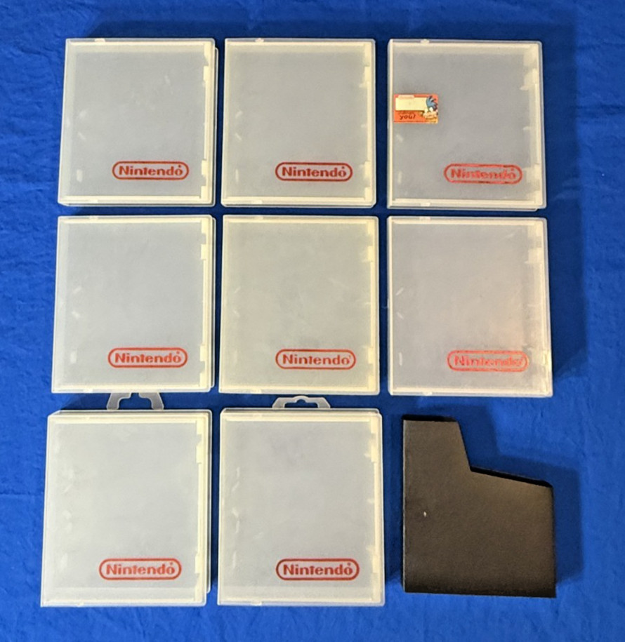Nintendo Official Clamshell Clear Hard Game Case 8 OEM Nintendo Brand