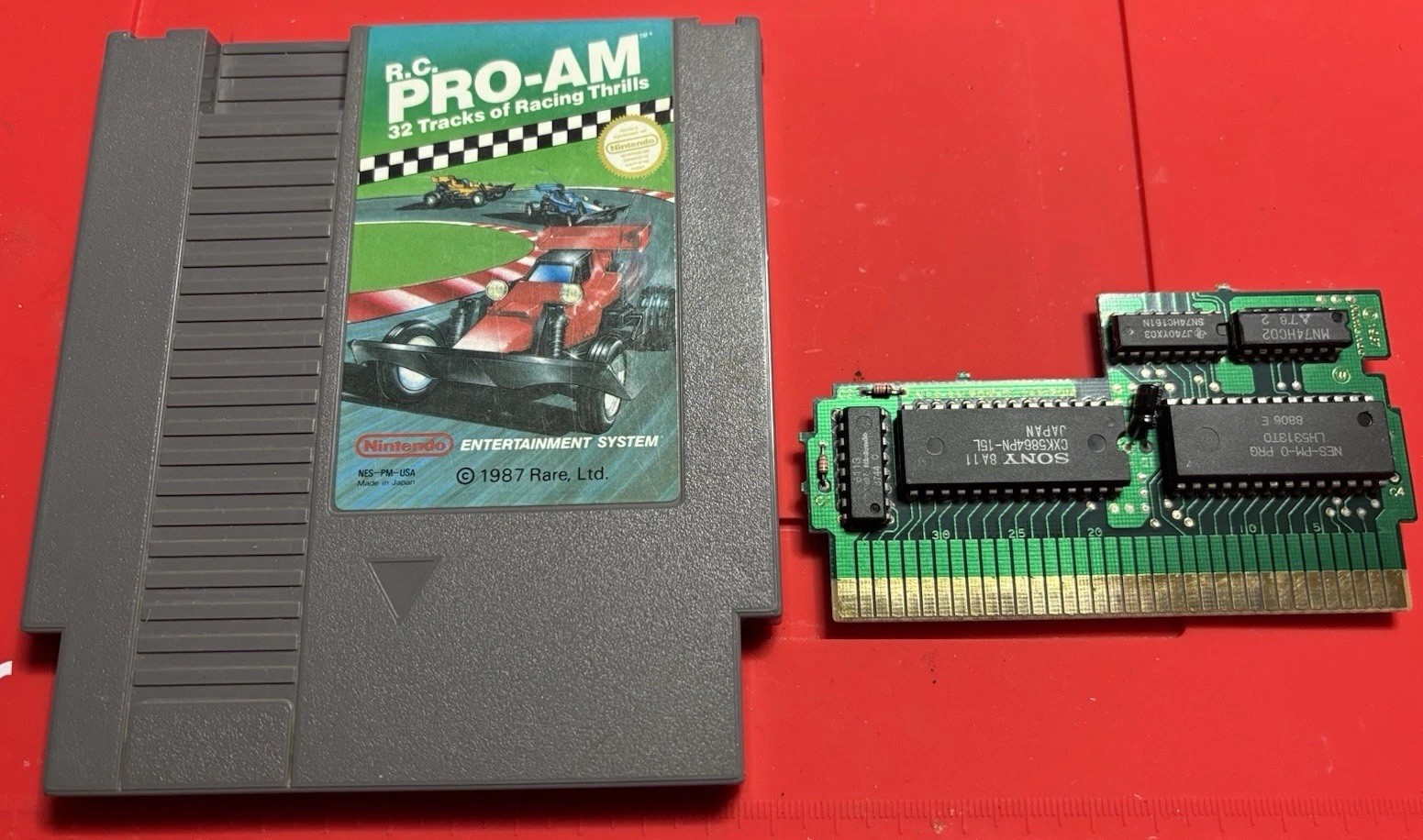 R.C. Pro-Am NES – Original 1987 – Cleaned/Tested Working – Authentic