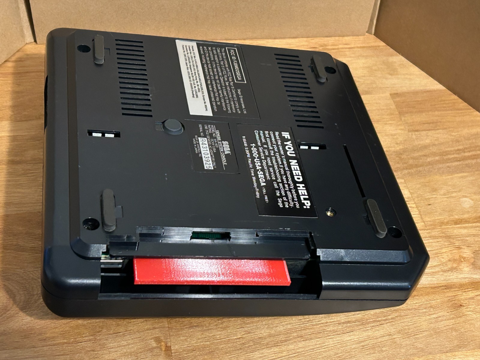 Sega Genesis/Mega Drive expansion port edge connector cover & Ext Cover