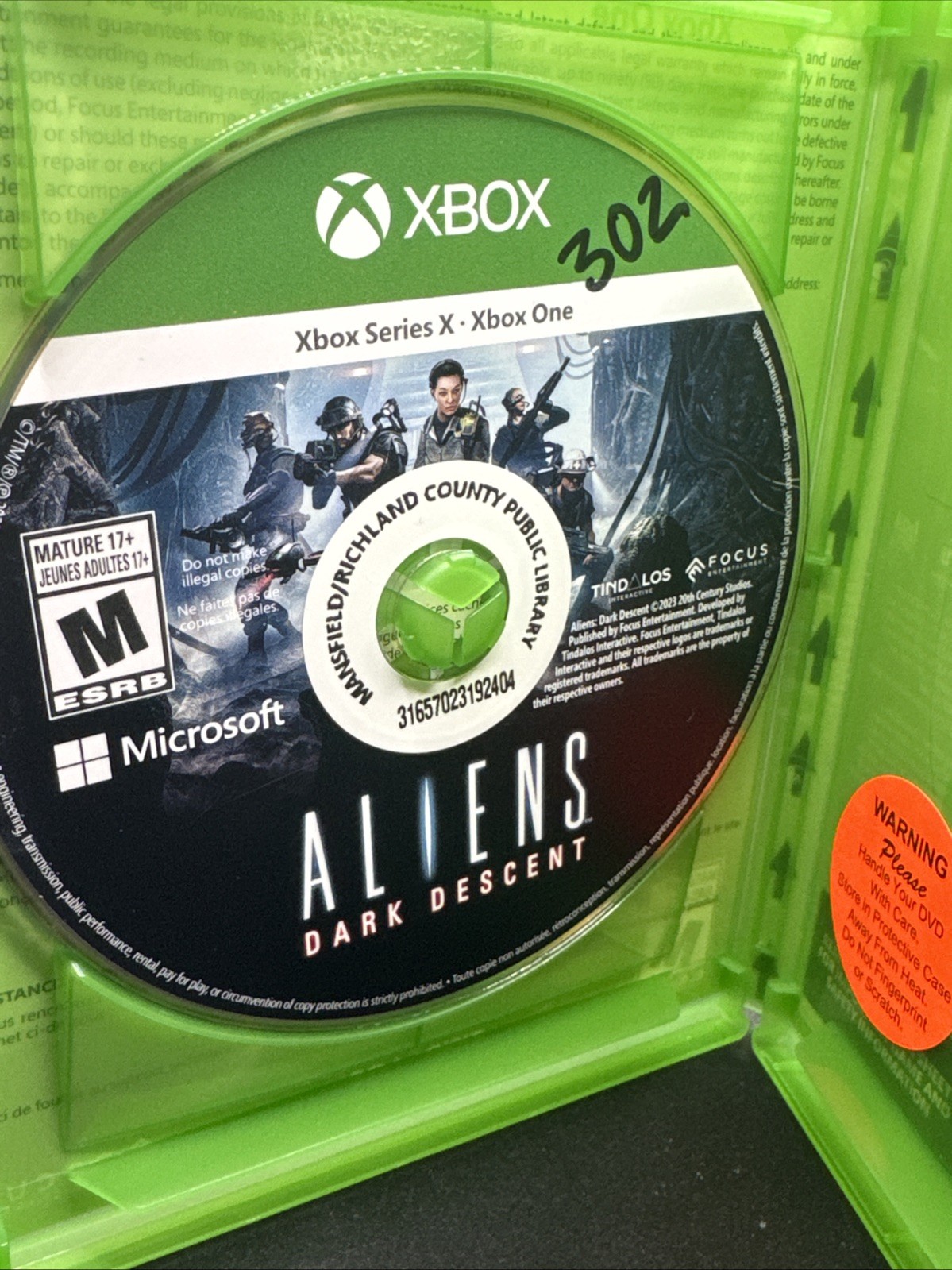 Aliens Dark Descent (Xbox Series X Xbox One)