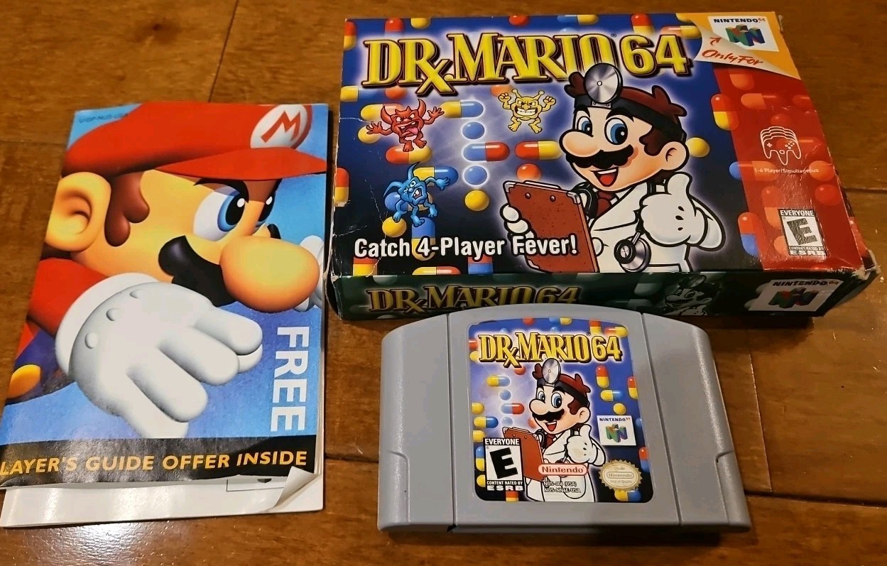 N64 Dr Mario in box Nintendo 2001