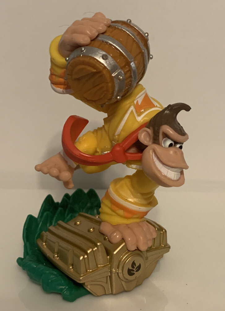 Lot Of Skylanders Amiibo Turbo Charge Donkey Kong and Barrel Blaster Figures