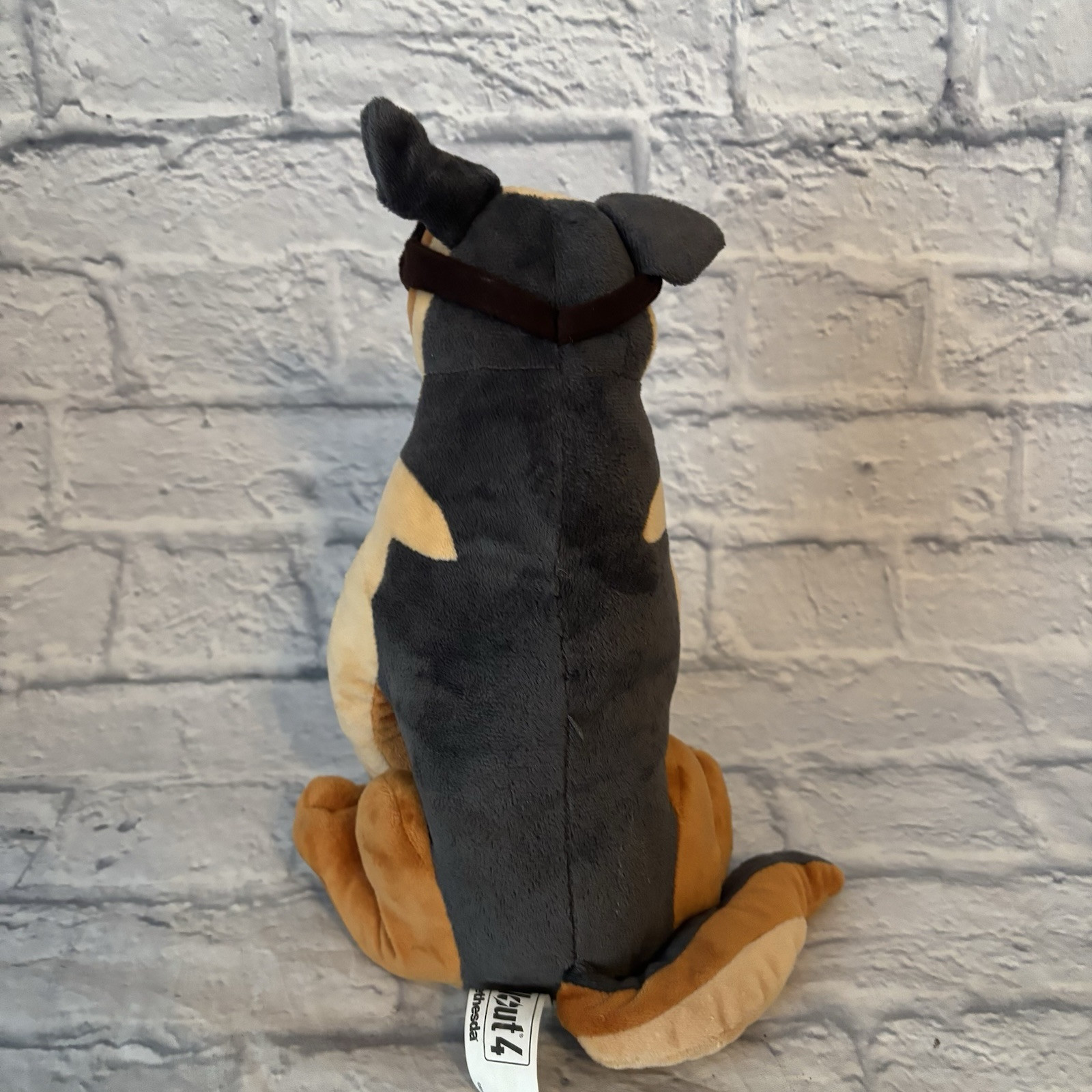 Fallout 4 Bethesda Dogmeat With Goggles Plush 10 1/2″ Stuffed Toy No Bandana