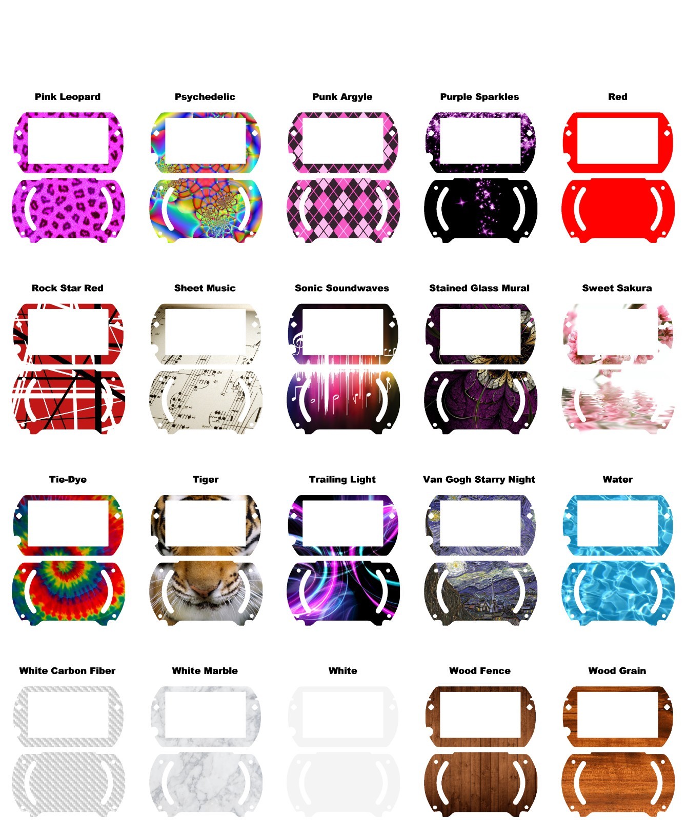 Choose Any Vinyl Decal/Skin/Sticker Design for Sony PSP Go – Buy 1 Get 1 Free!