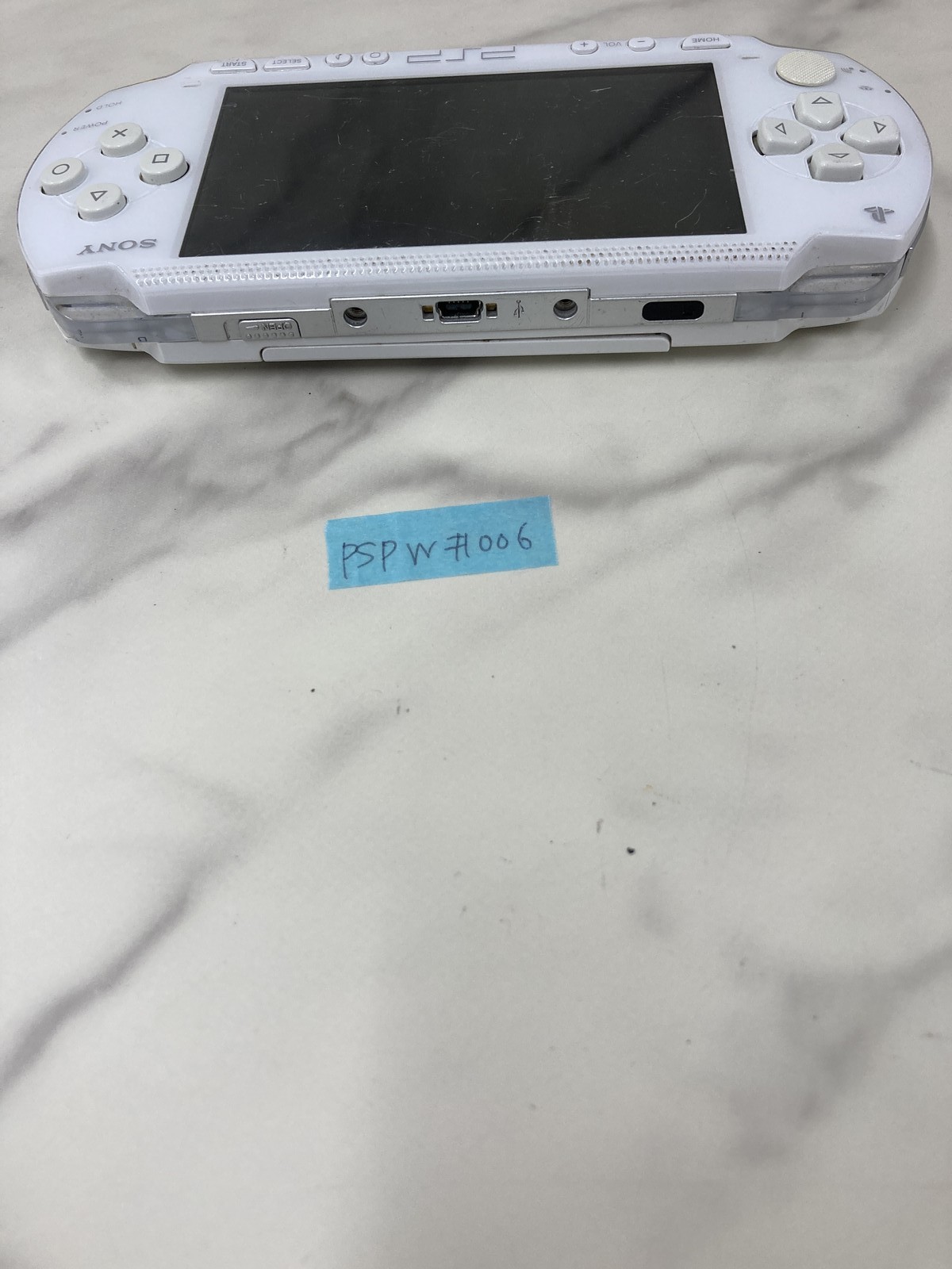 Used White PSP-1000 Console only | Tested | US Shipping | PSPW#006