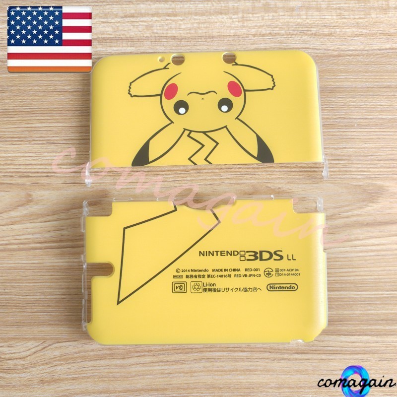 Hard Shell Protective Case Cover For Nintendo 3DS XL 3DS LL Old Model Pikachu