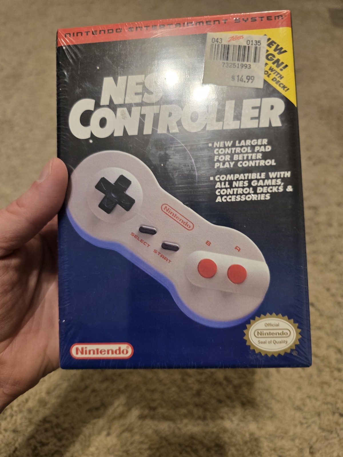SEALED Nintendo NES Dogbone Controller OEM Sealed New NES-039 Japan Authentic