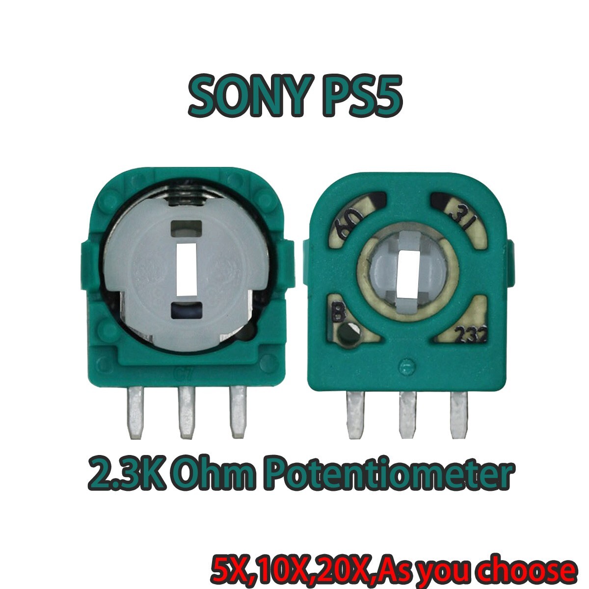 5-20X Controller Joystick Potentiometers Micro Switch For PS3 PS4 PS5 Xbox One