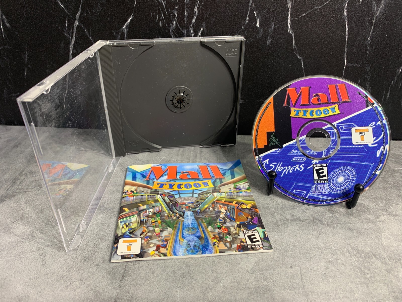 Original Vintage Mall Tycoon 2002 PC CD-ROM Computer Video Game Take2Interactive