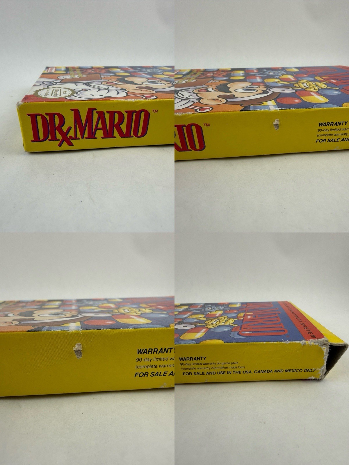 Dr. Mario (Nintendo NES, 1990) CIB, Complete in Box W/ Manual Tested & Working