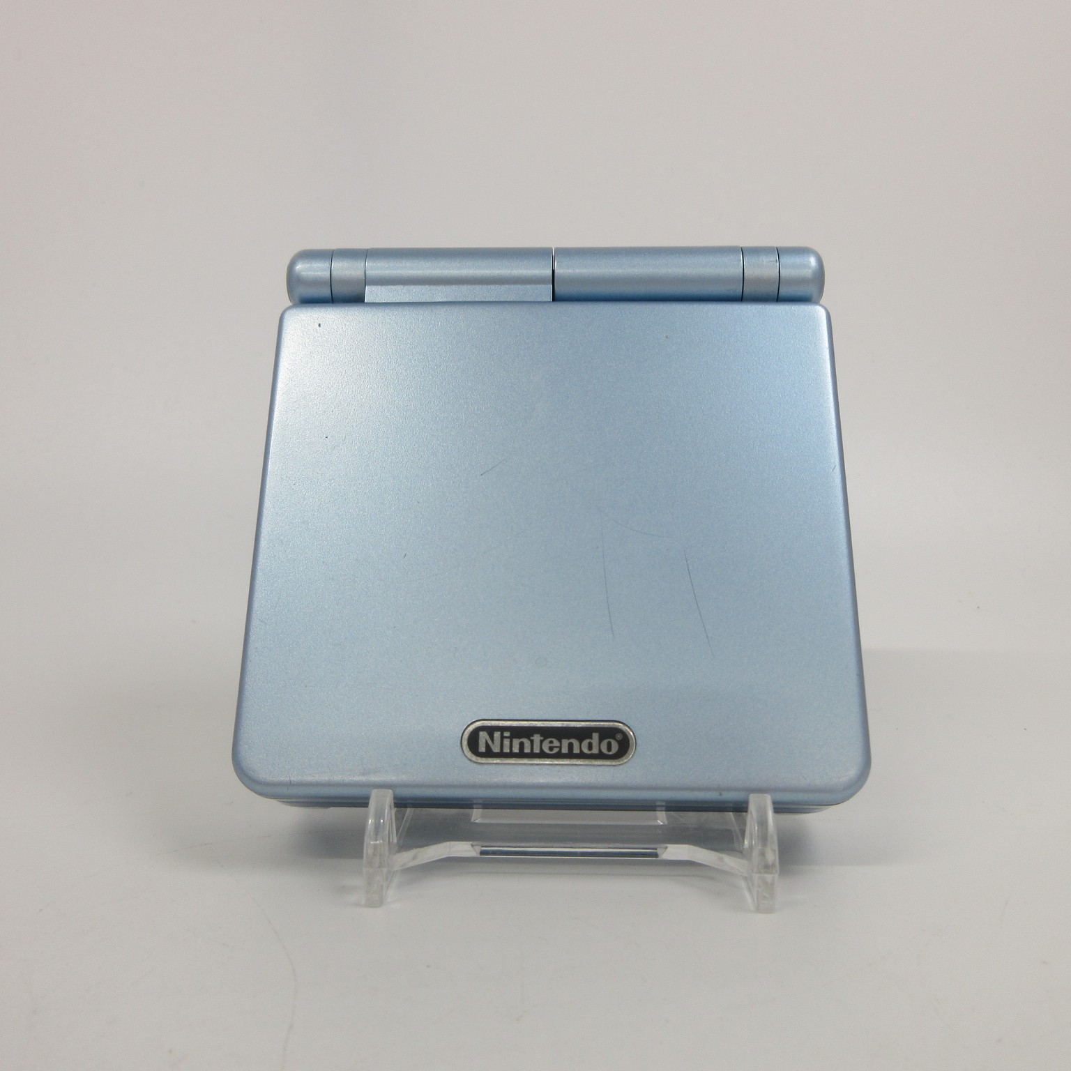 【Very Good】Nintendo GameBoy Advance SP Pearl Blue GBA Console #Arr08/0627/03