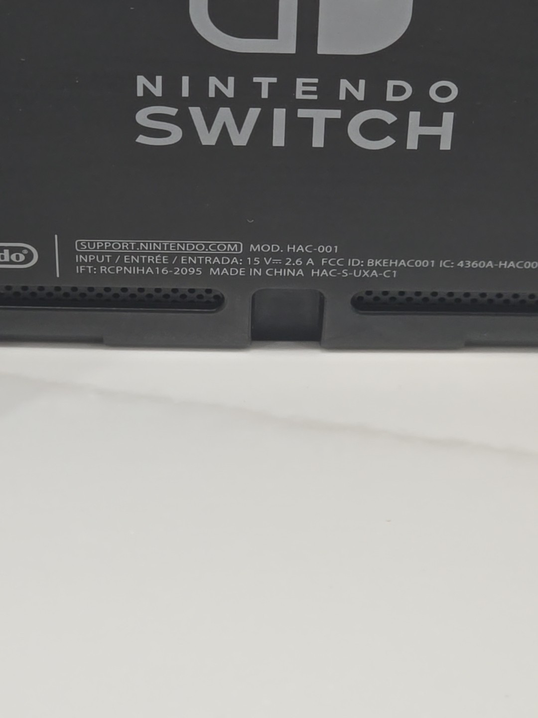 🎮 Nintendo Switch Game Console HAC-001 w/ OEM Joycons, Dock & Hookups TESTED