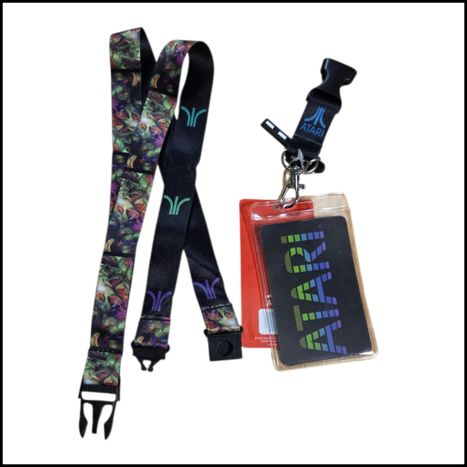 Atari Centipede Lanyard ID Badge Holder Retro Gaming Arcade 2018 New with Tags
