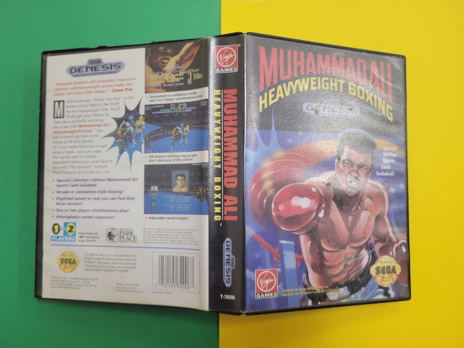 Muhammad Ali Heavyweight Boxing (Sega Genesis, 1992) Case Only