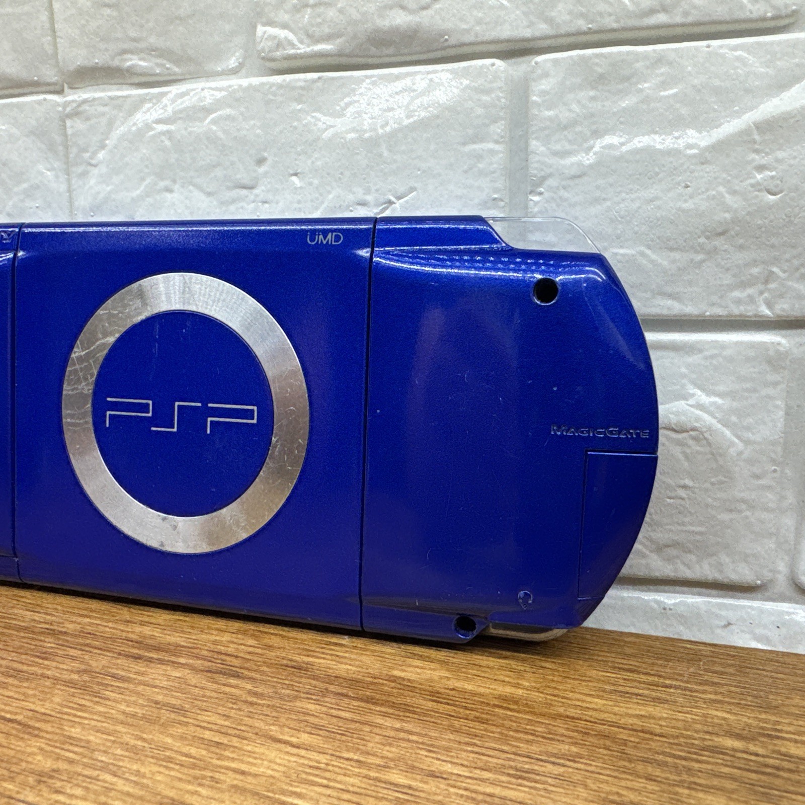 Sony Playstation PSP 1000 Blue Handheld System Console For Parts Repair