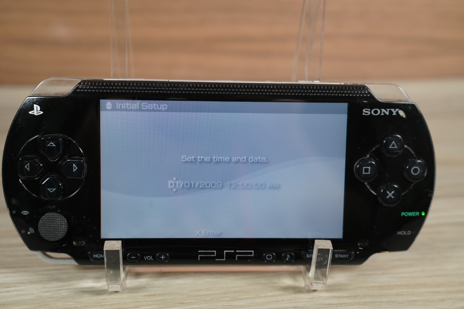 Sony PlayStation Portable PSP 1001 Black Fat Console Tested NEW BATTERY! CLEAN