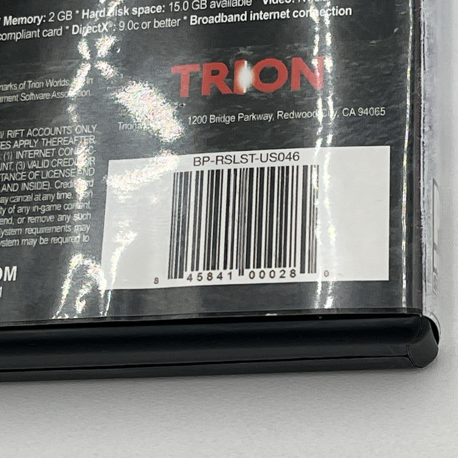 LOW PRICE!! RIFT Storm Legion PC DVD ROM Online Software Game Trion Complete
