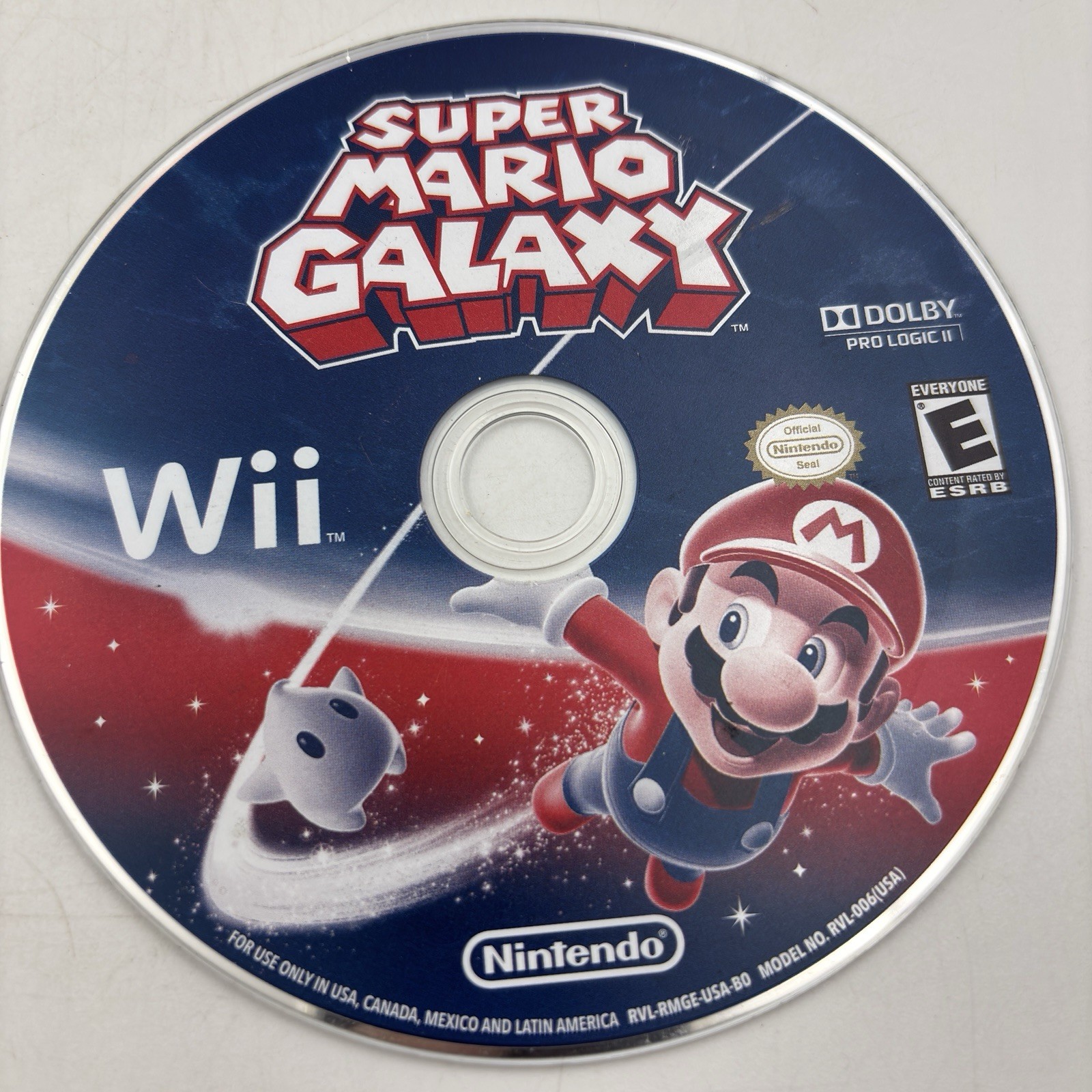 Super Mario Galaxy (Nintendo Wii, 2007) Complete CIB Tested